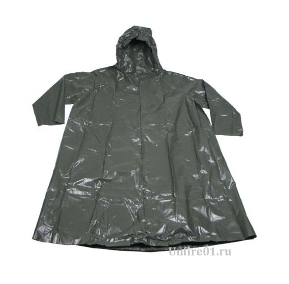 Армейский дождевик JP 75 Чехия PVC, цвет - оливковый (по 5 шт.)