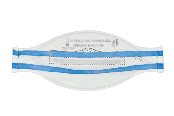 Респиратор-полумаска трехпанельный О2 3111 – FFP1 NR D с клапаном выдоха