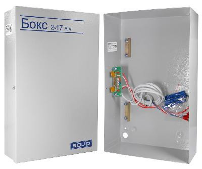 Бокс-24 исп.0 (Бокс-24/17М5) (Бокс 2х17Ач-24В) Бокс для аккумуляторов